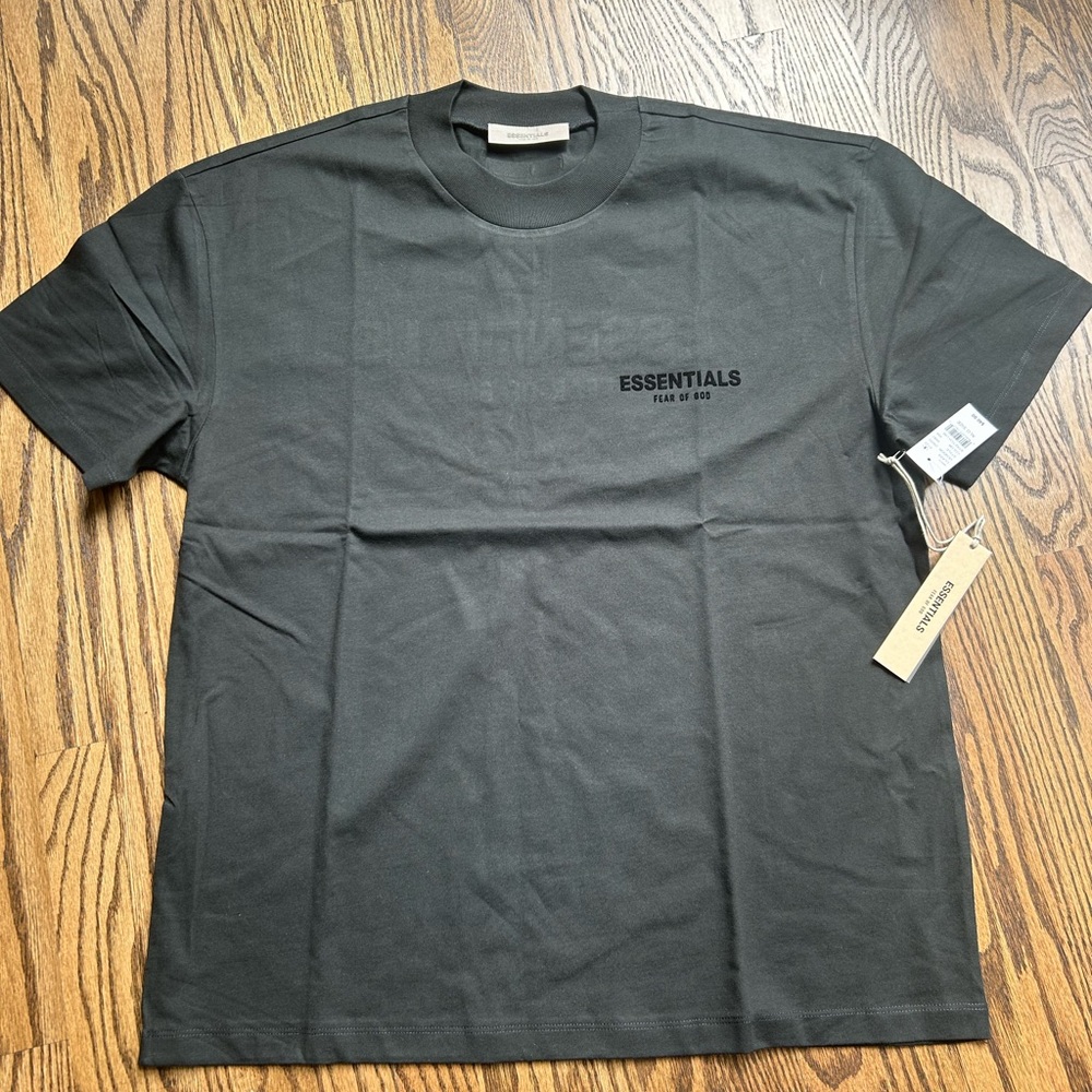 Fear of God Essentials Charcoal Tee